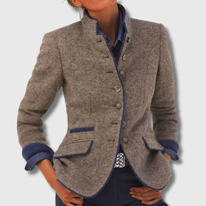 Joanna | Classic Wool Blazer | Limited Edition Brown