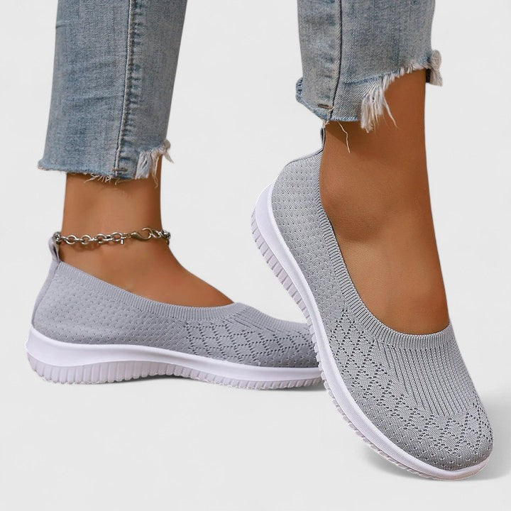 Abigail | Orthopedic Slip-Ons Gray