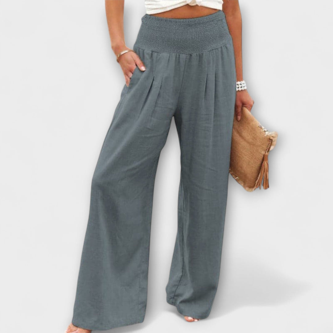 Corrine | Casual Wide Pants Gray