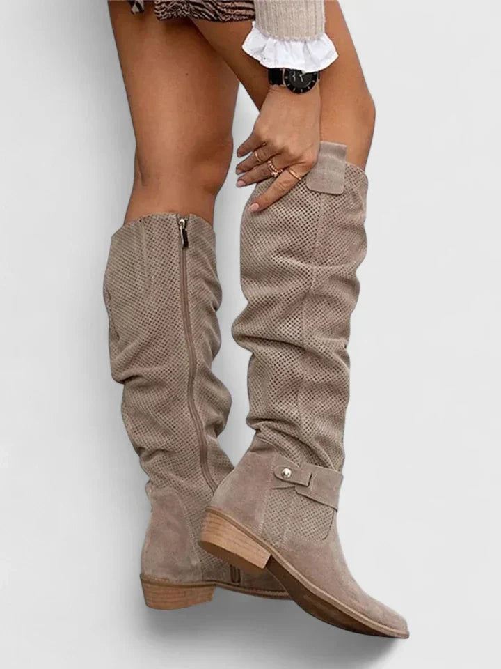 Chloe's | Stylish Boots Khaki