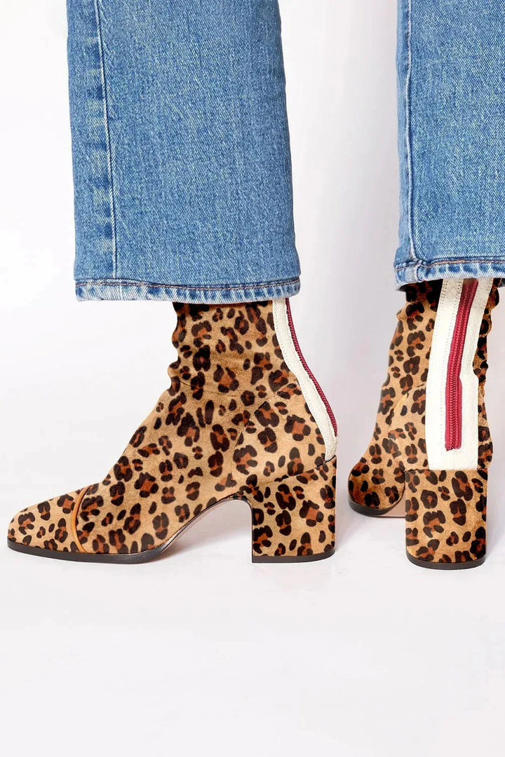 Daener | Elegant Boots Leopard-print