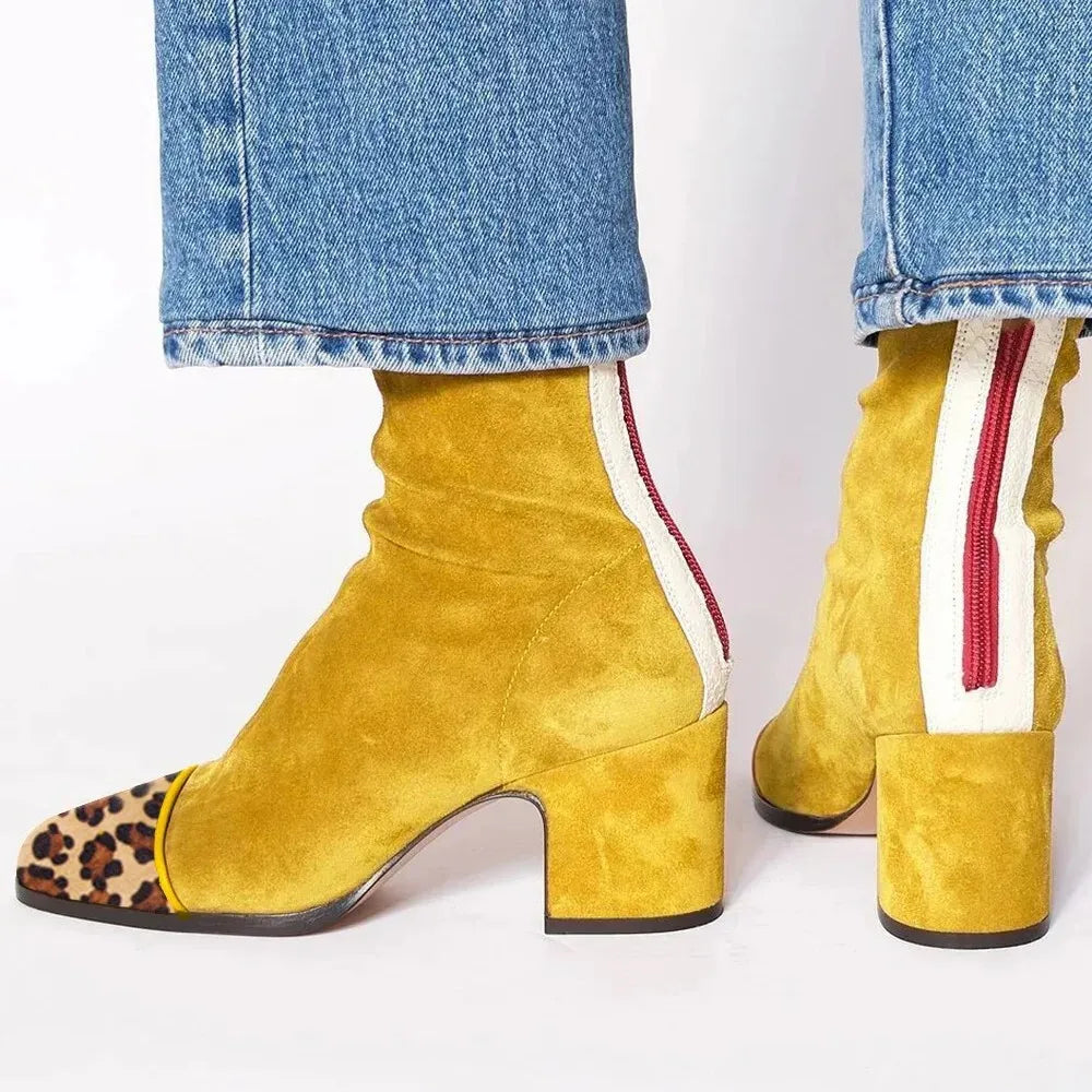 Daener | Elegant Boots Yellow