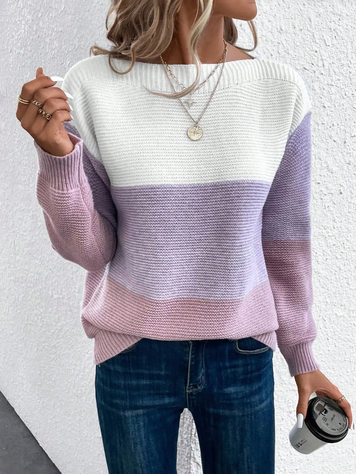 Grace | Cozy Ombre Sweater Purple