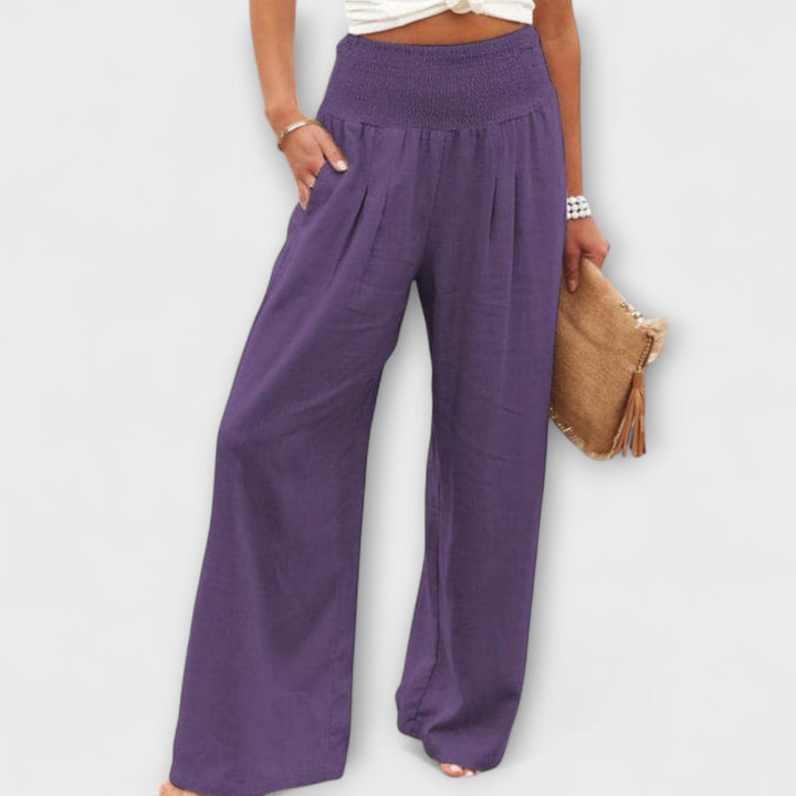 Corrine | Casual Wide Pants Purple