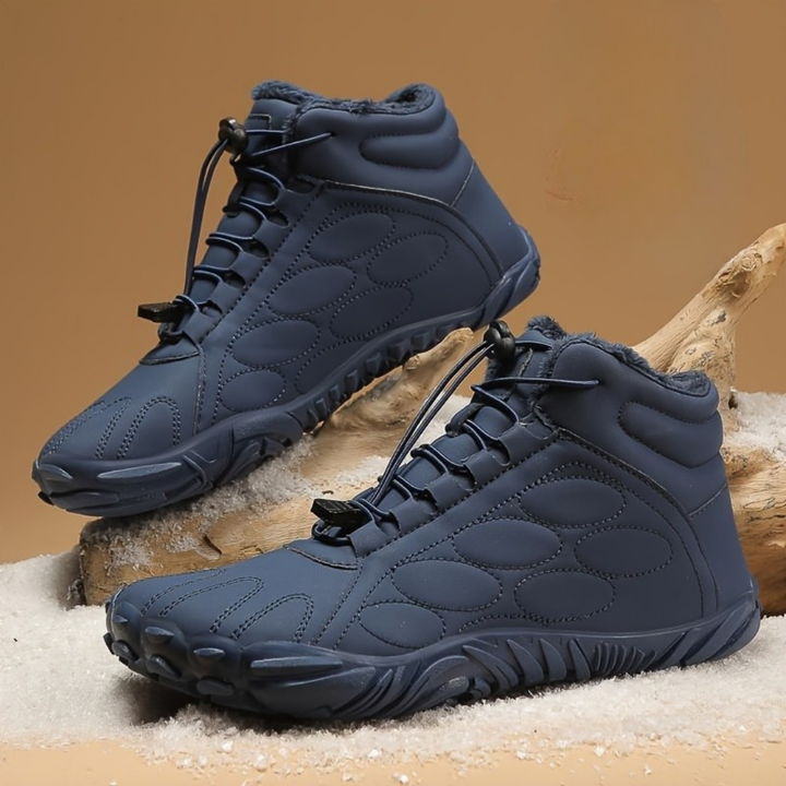 Florentia | Warm Winter Anti-Slip Ankle Boots Blue