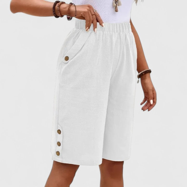 Desiree | Comfortable Shorts White