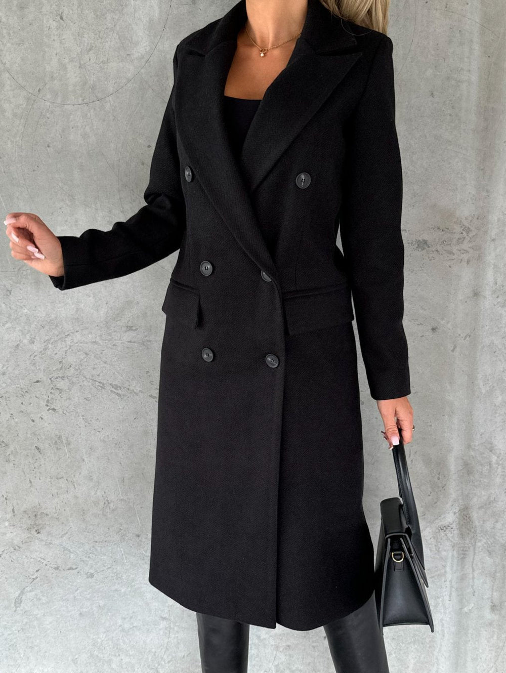 Jolie | Timeless Coat Black