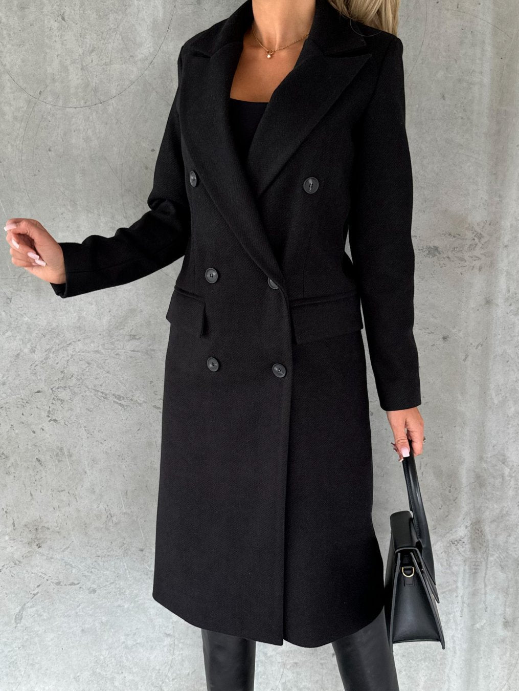 Jolie | Timeless Coat Black