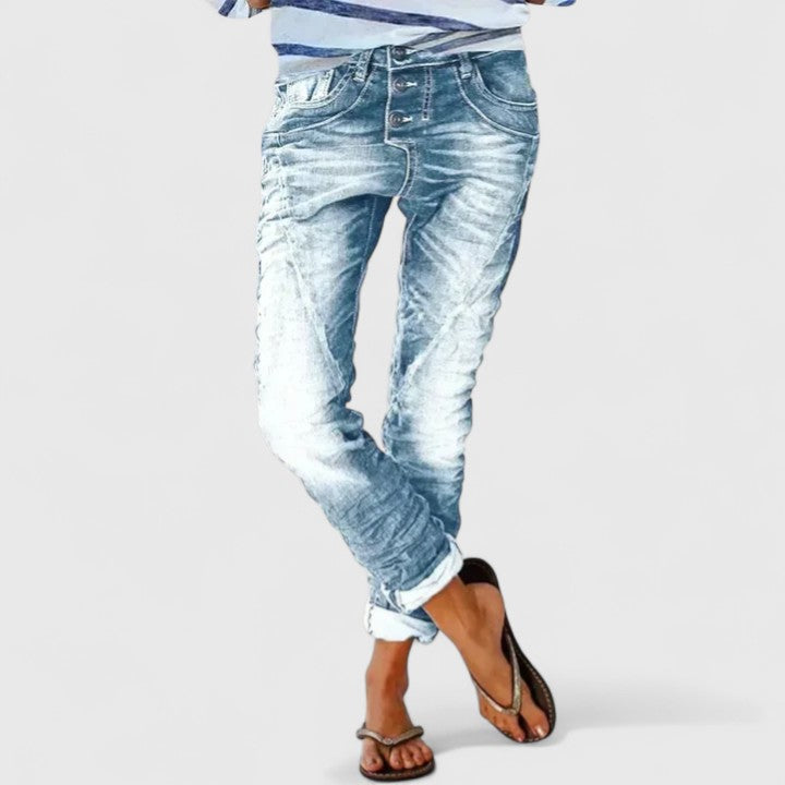 Liesl | Comfortable Pants Light Blue