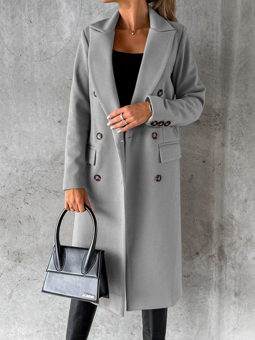 Jolie | Timeless Coat Gray