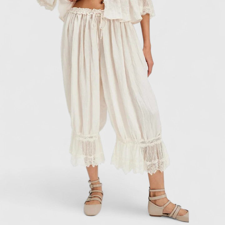 Elize | Comfortable Trousers White