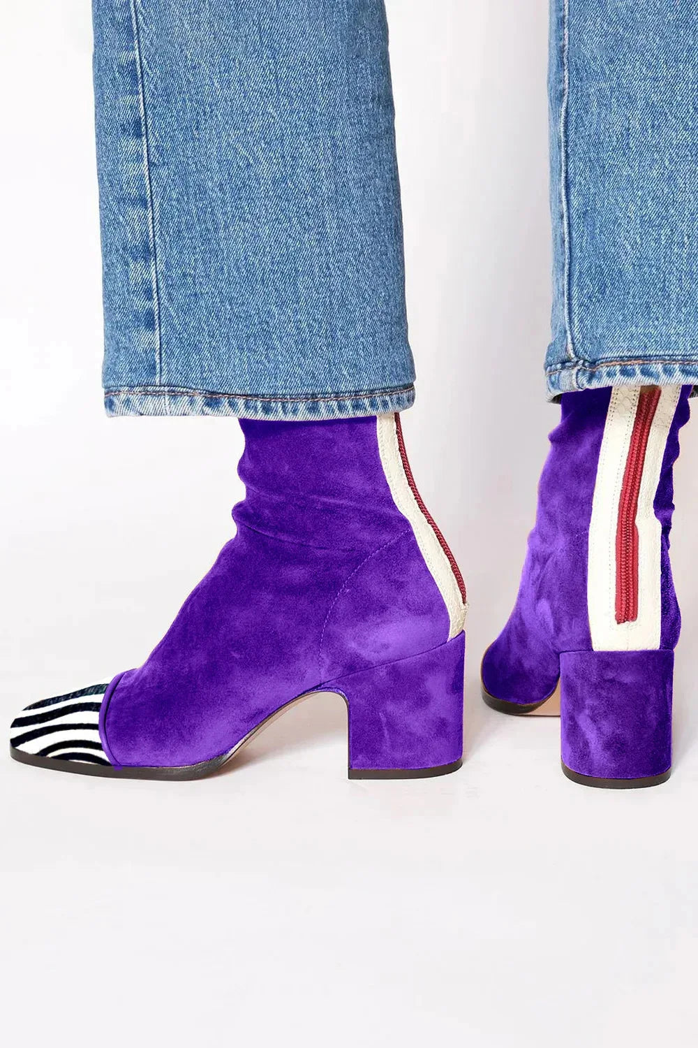 Daener | Elegant Boots Purple
