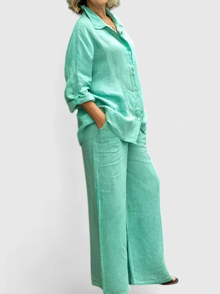 Colette | Cozy Ensemble Light Green