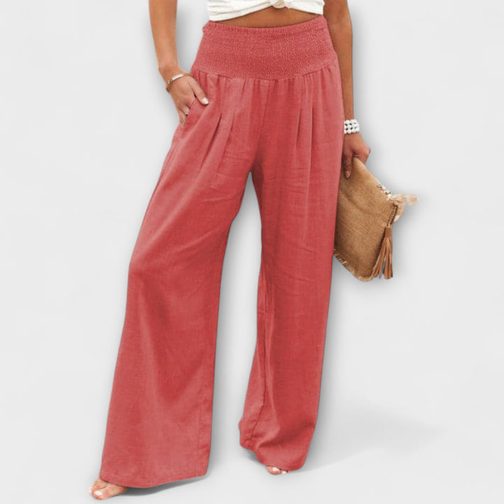 Corrine | Casual Wide Pants Pink