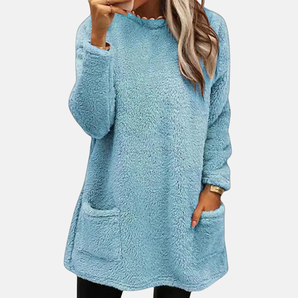 Dorry | Mid-Length Jumper Blue