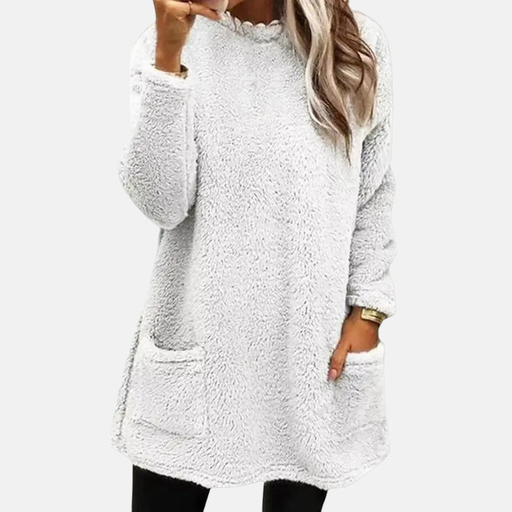 Dorry | Mid-Length Jumper White