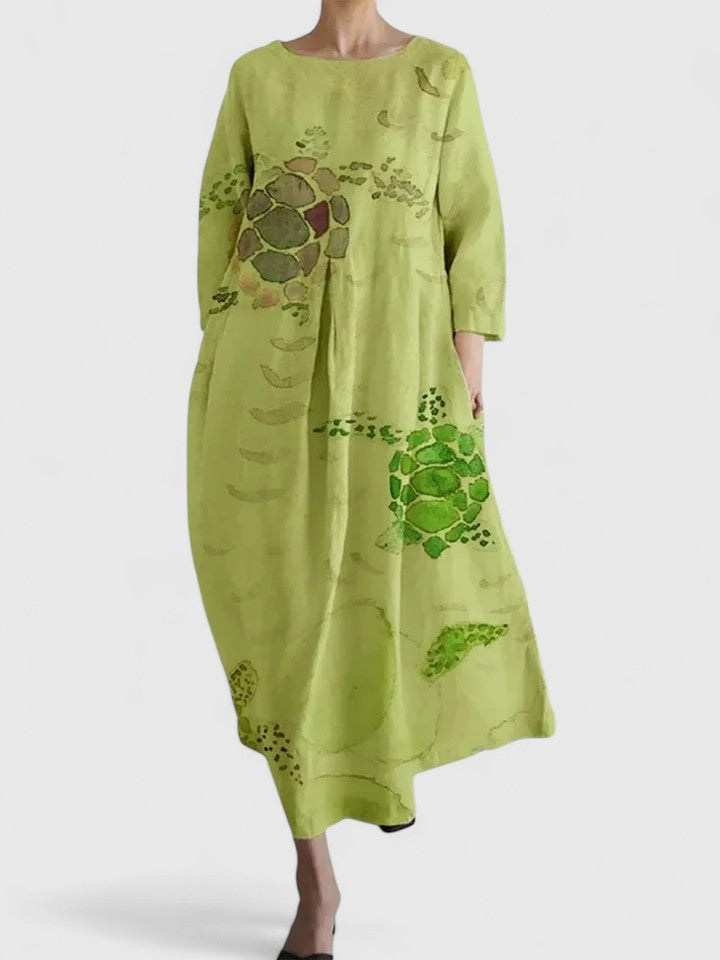 Melanie | Stylish Midi Dress Flower 5