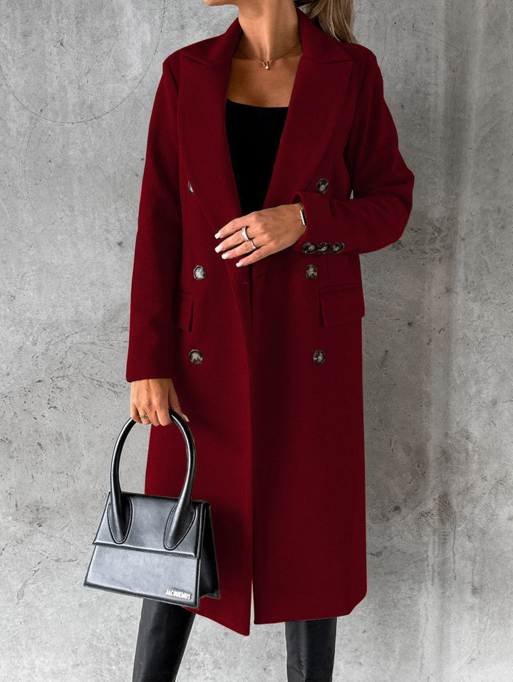 Jolie | Timeless Coat Burgundy