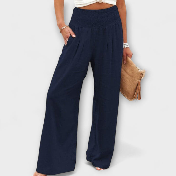 Corrine | Casual Wide Pants Blue