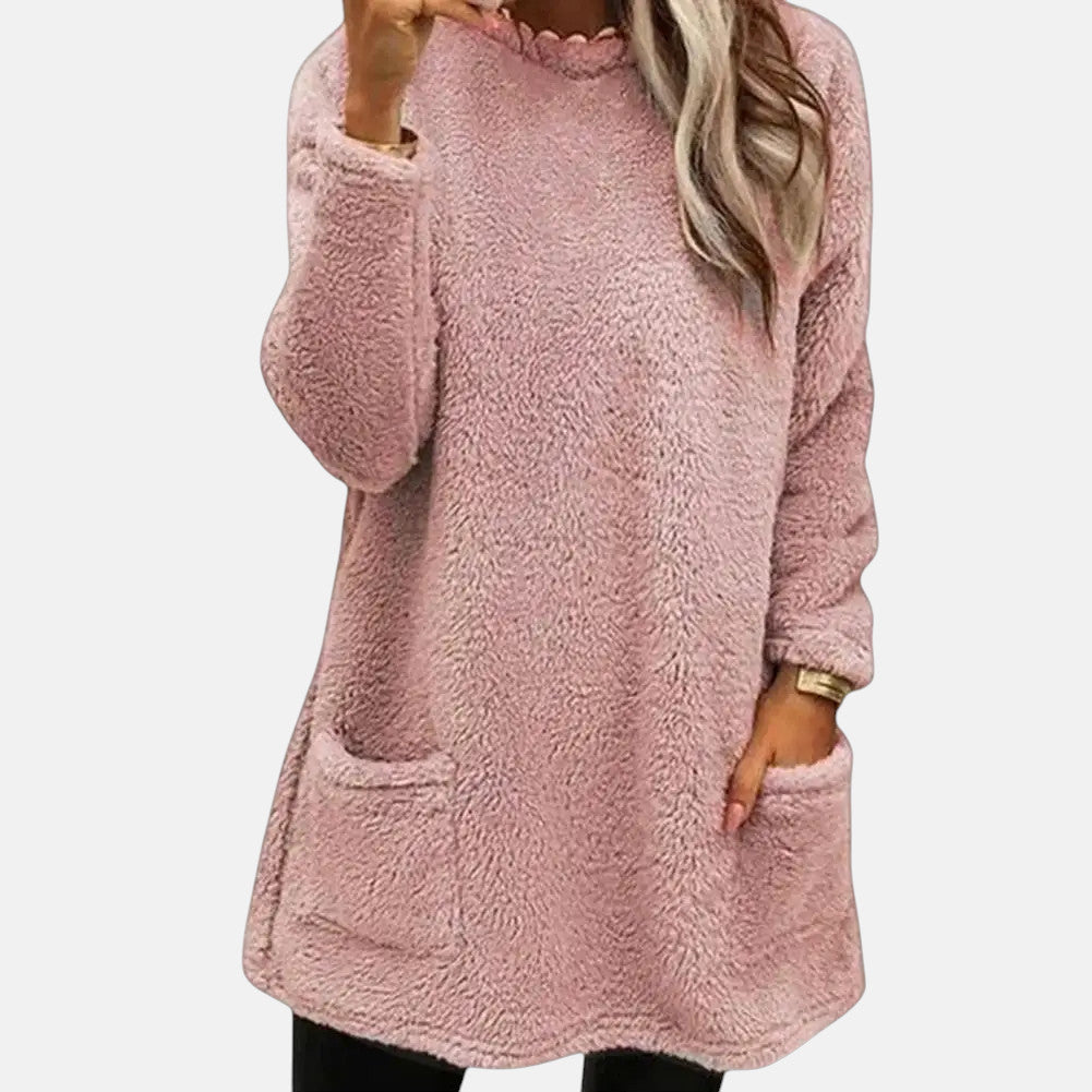 Dorry | Mid-Length Jumper Pink