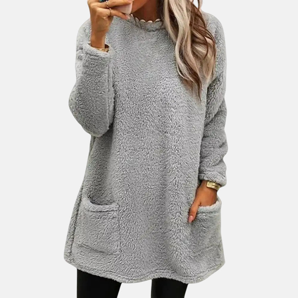Dorry | Mid-Length Jumper Light Grey