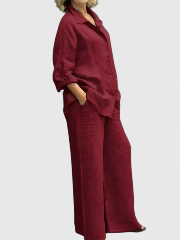 Colette | Cozy Ensemble Burgundy