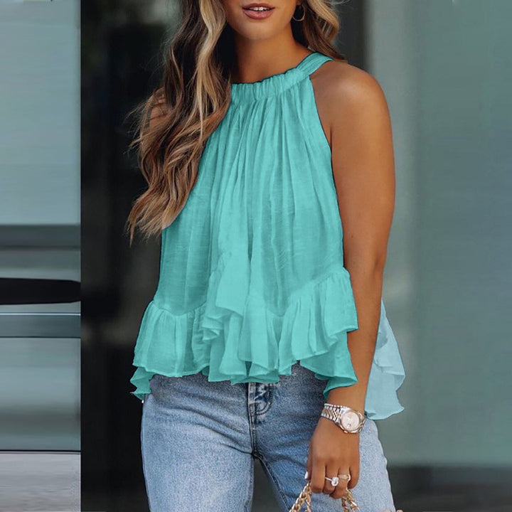 Karianne | Textured Ruffle Blouse