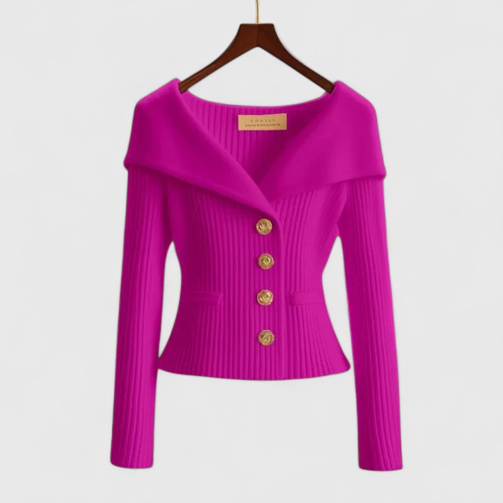 Clariza | Elegant Cardigan Pink