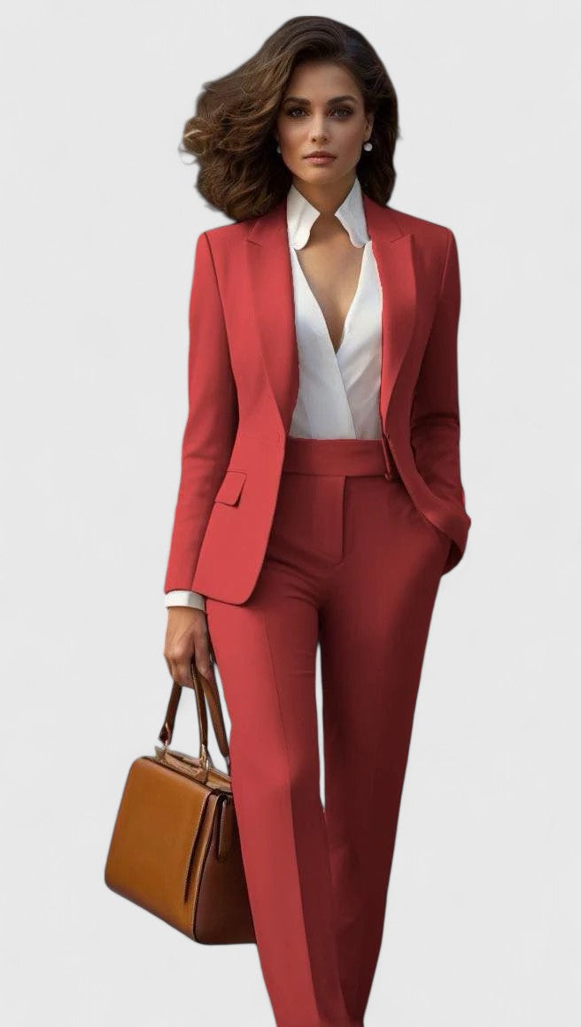 Jenna | Elegant Women's Suit Coral