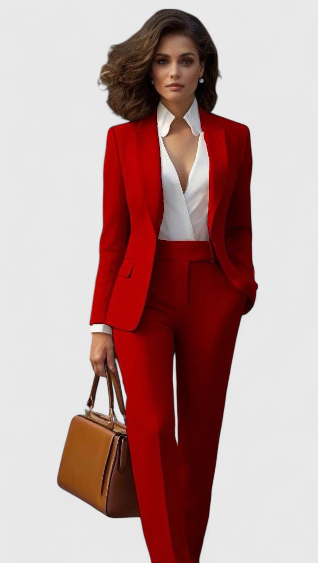 Jenna | Elegant Women's Suit Red