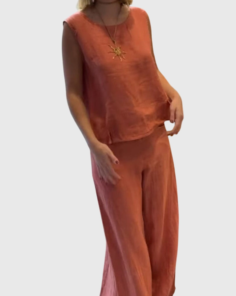 lilith | Bohemian Two-Piece Set Red