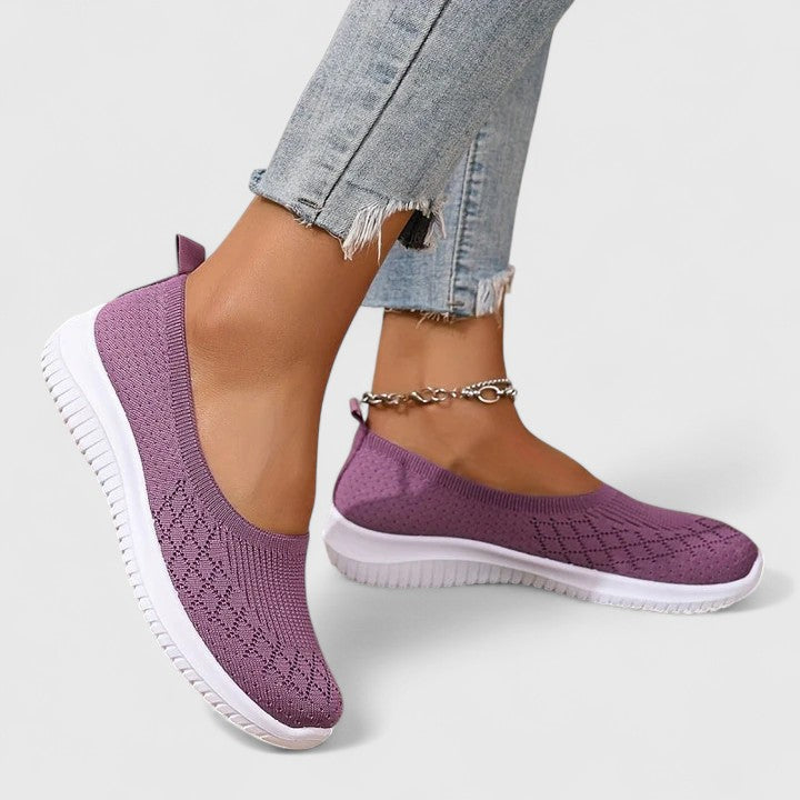 Abigail | Orthopedic Slip-Ons Purple