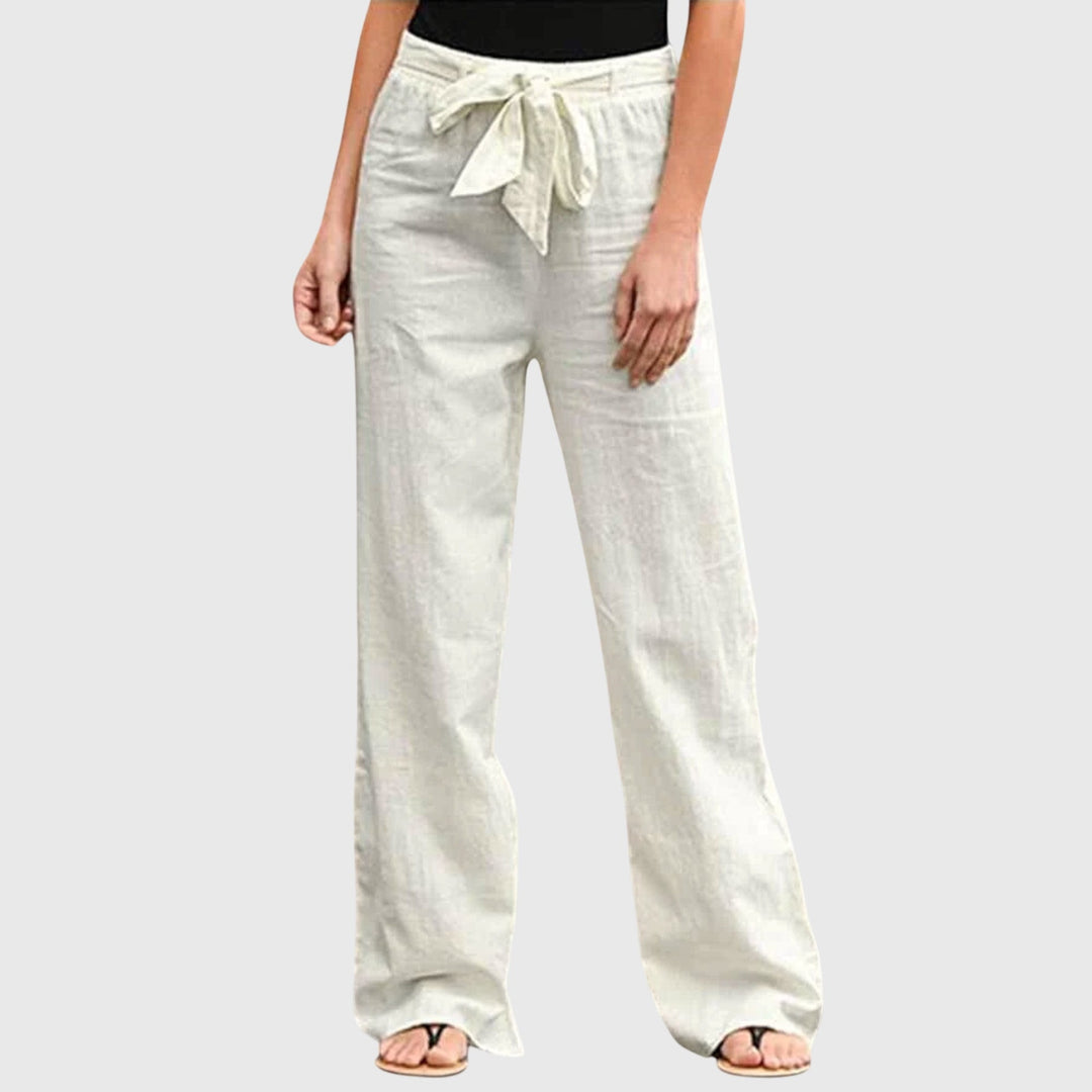Susan | Lightweight Pants White