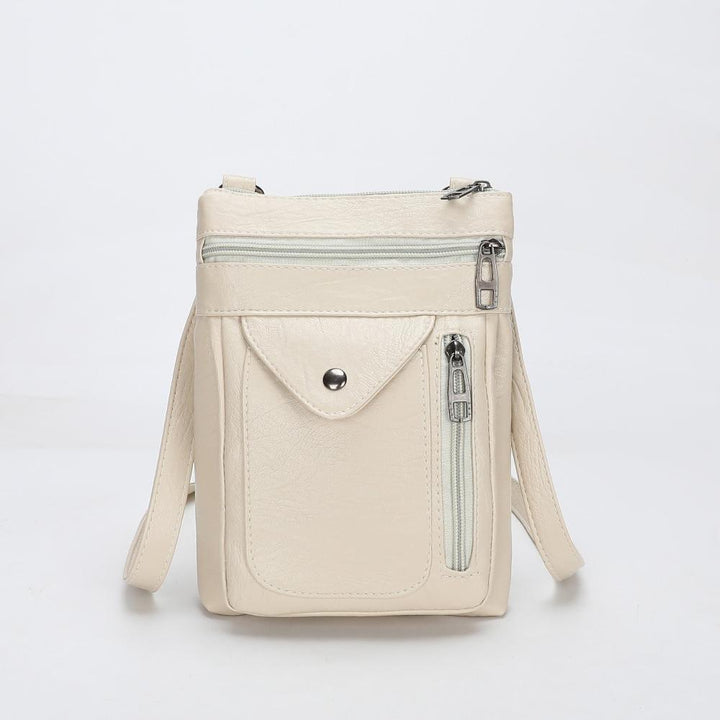 Clara Vintage Crossbody Bag White