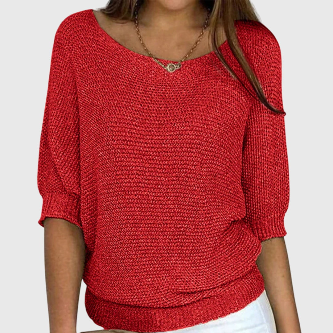 Sofie | Elegant Jumper Red