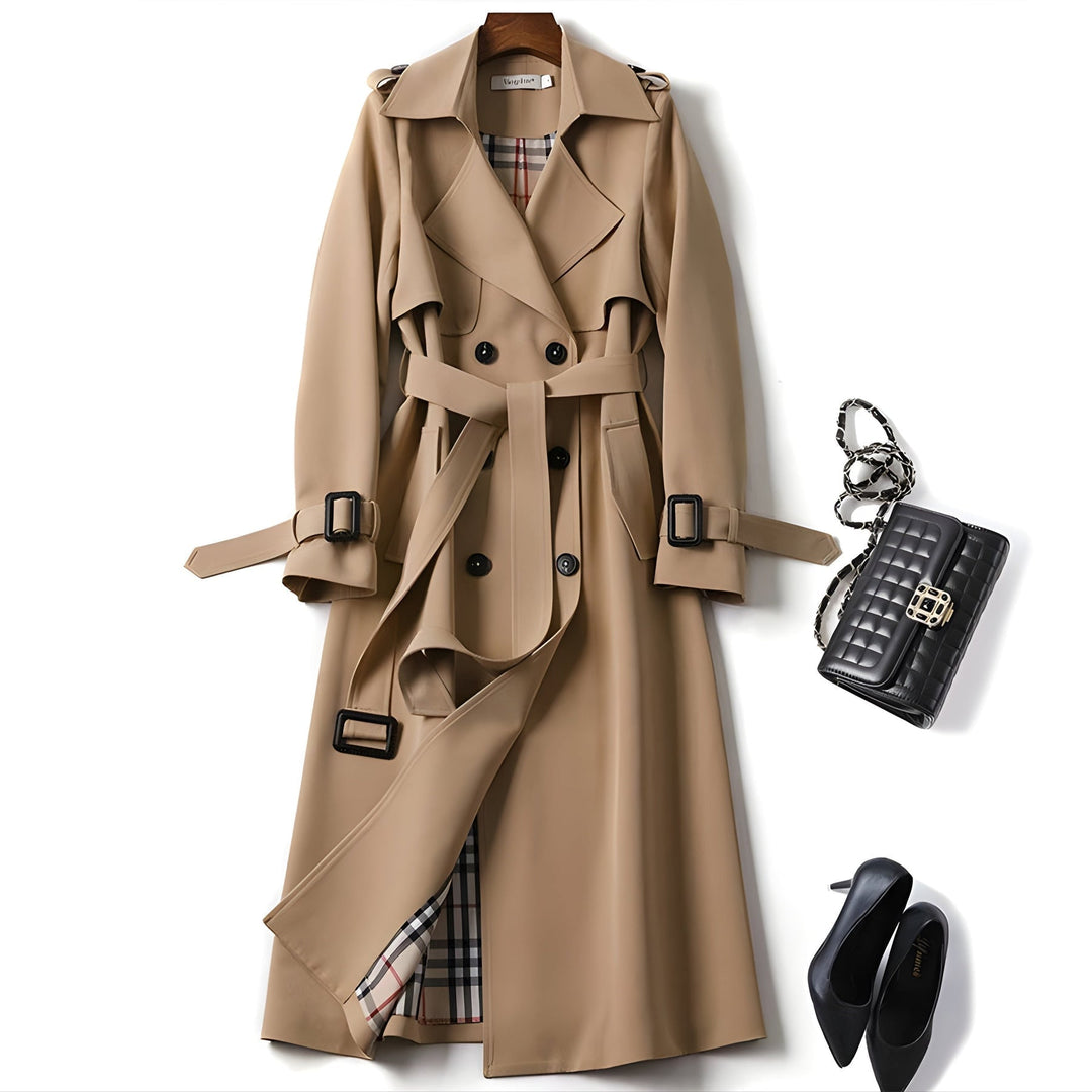 Jade | Chic Trench Coat Khaki