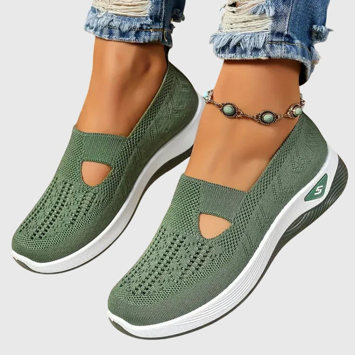 Jennifer-Lynn | Orthopedic Walking Shoes Green