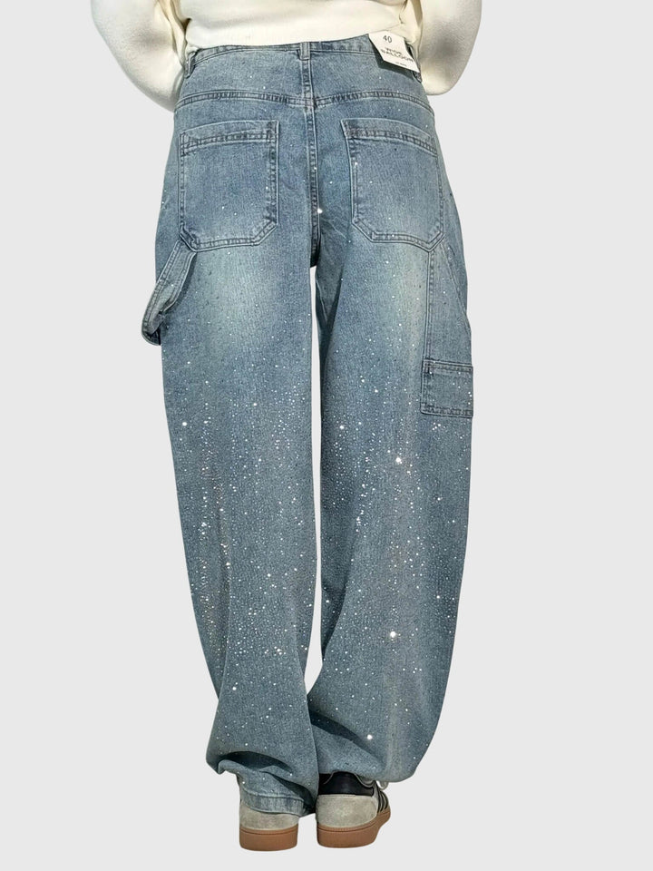 Florence | Diamond Pants Light Blue