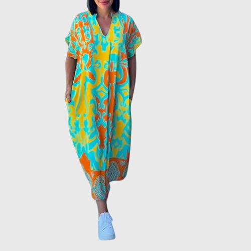 Phyllis | Elegant Summer Dress Green