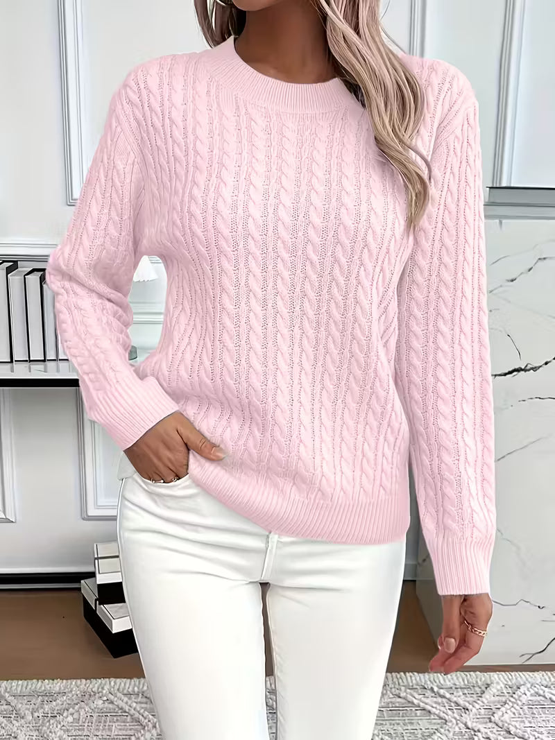 Ariana | Soft Knit Sweater Pink