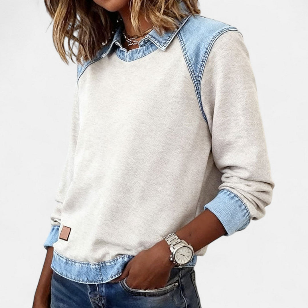 Trendy Long-Sleeve Blouse