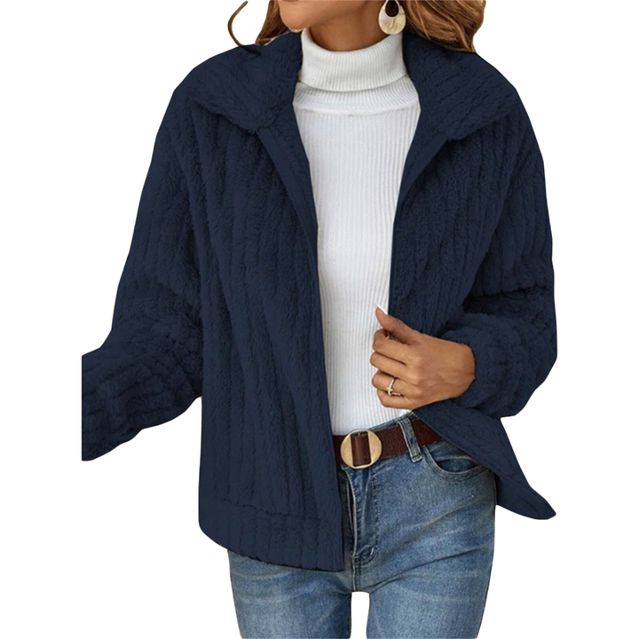 Jeanette | Comfortable Jacket Navy Blue