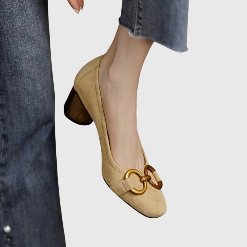 Dorothy™ | Stilvolle High Heels Khaki