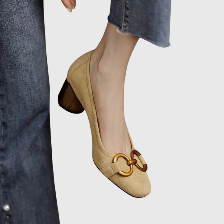 Dorothy™ | Stilvolle High Heels Khaki