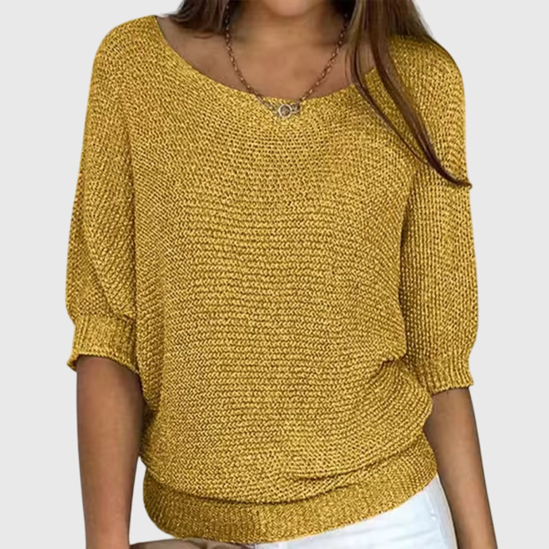 Sofie | Elegant Jumper Yellow