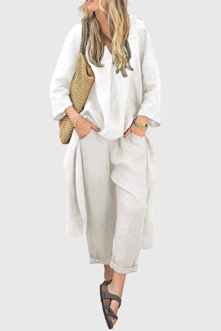 Isabel | Chic Two-Piece Set White