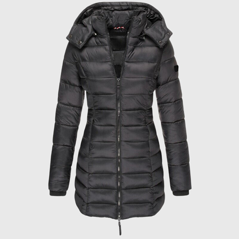 Justice | Long Down Jacket Black