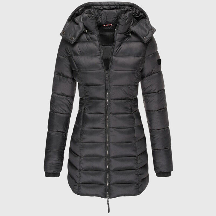 Justice | Long Down Jacket Black