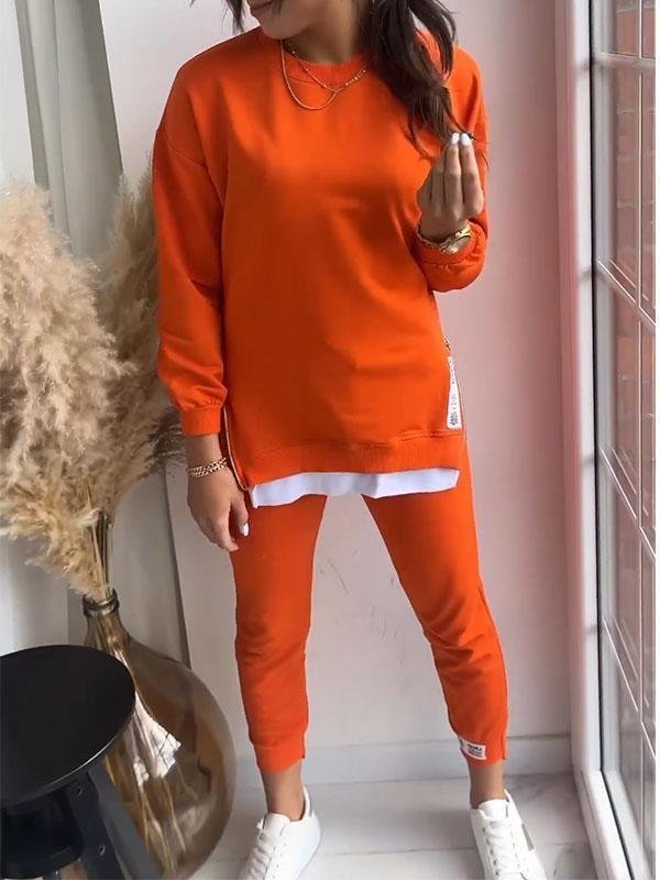 Mari | Relaxed Two-Piece Set Orange