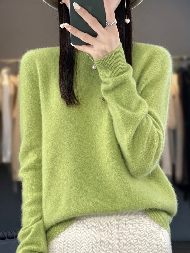 Anette | Cozy Cotton Sweater Fruit green